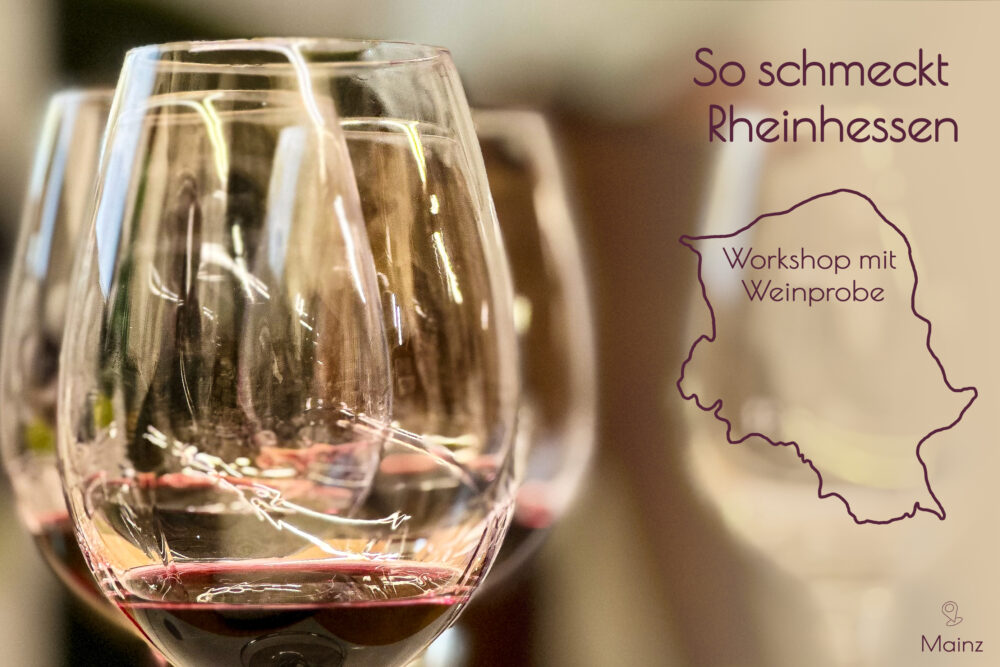Weinglas für Verkostung Rheinhessen